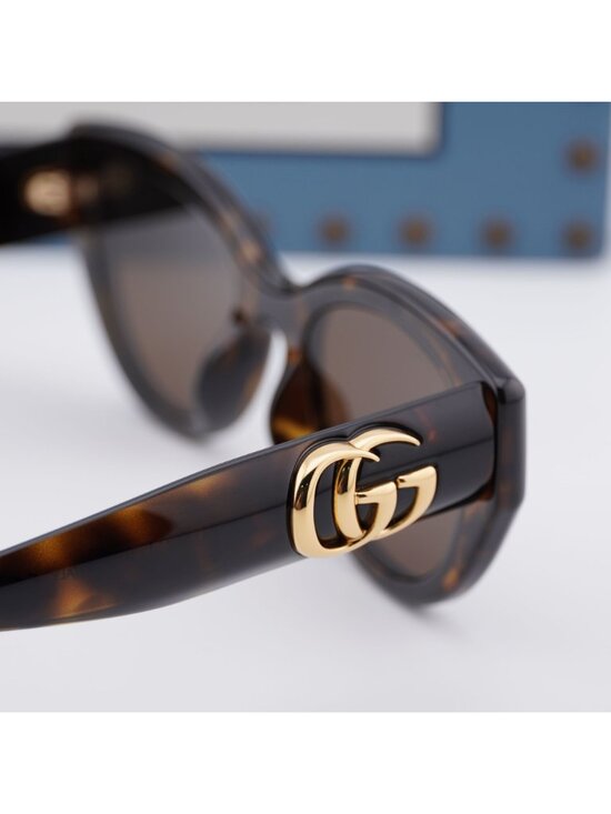 Gucci GG1976SK 003 Cat Eye Sunglasses - Havana / Brown main image 6